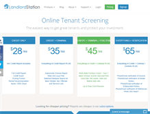 Tablet Screenshot of landlordstation.com